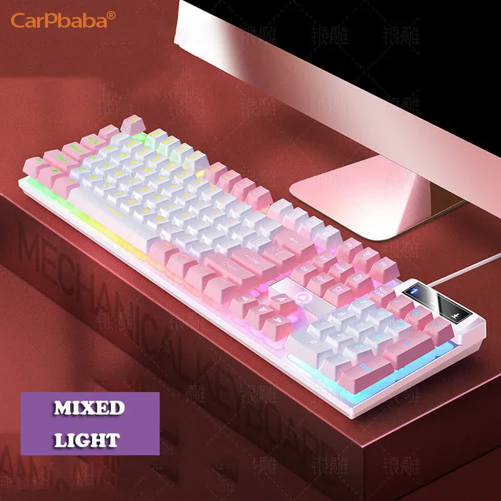 Gaming Keyboard And Mouse Set - Carpbaba K500 104 Key USB Wired