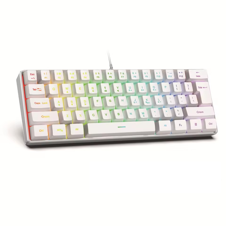 Gaming Keyboard Thocky - 2026 New Portable Wired Mini Mechanical