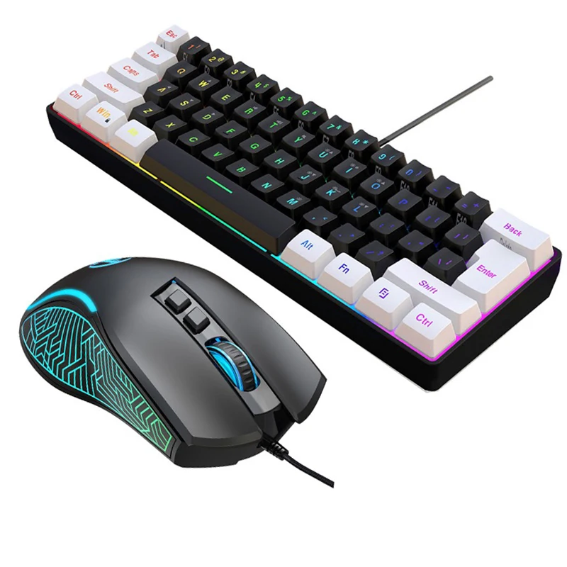 Keyboard and Mouse 60% Compute - Gaming Keyboard And Mouse Set ulasan dan harga