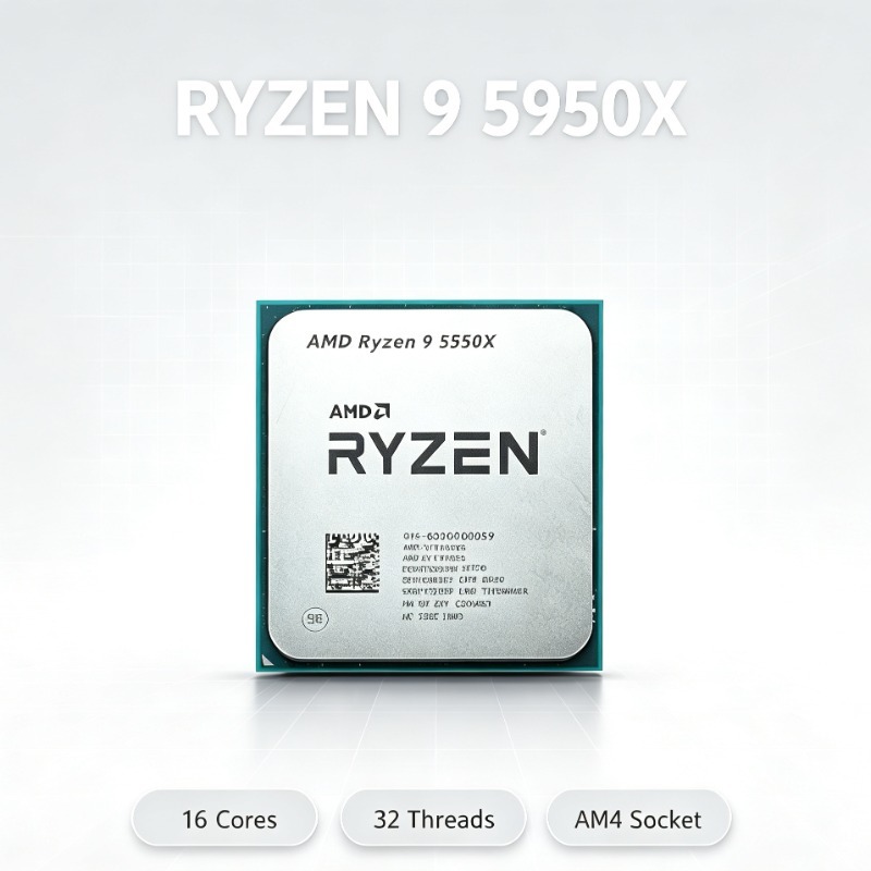 Desktop Component CPU AMD R9 5 - Amd Cpu Ryzen 9 ulasan dan harga