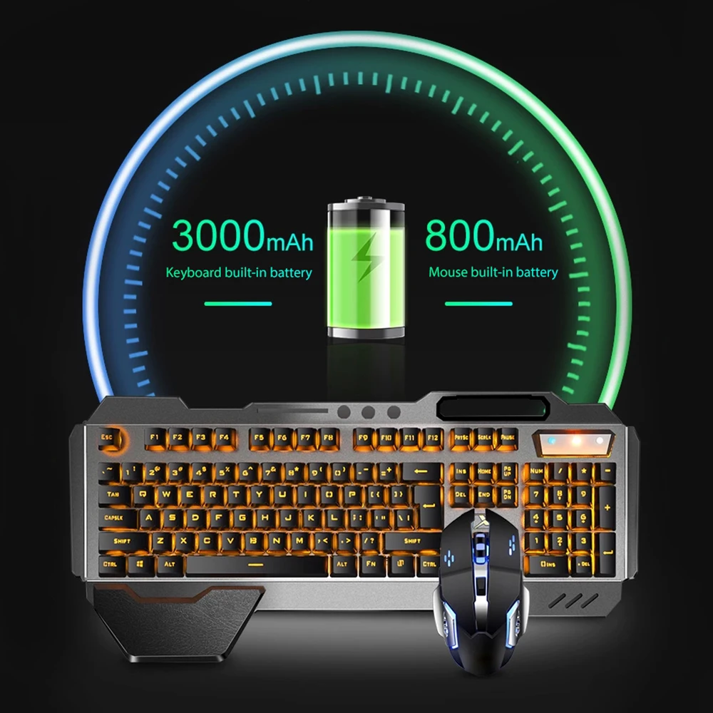 K680 Rechargeable 2.4G wireles - Gaming Keyboard Mechanical Wireless ulasan dan harga