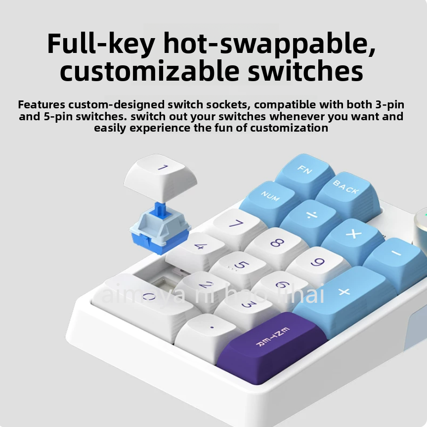 Kzzi K20 Mini Keypad Three Mod - Gaming Keyboard Mechanical Wireless ulasan dan harga