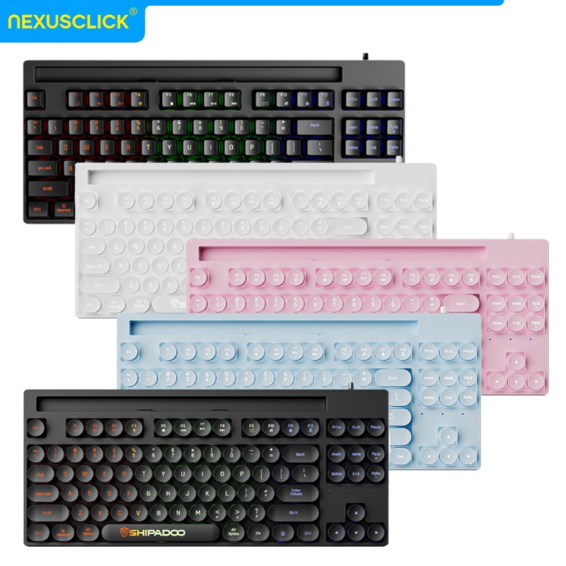 NexusClick Hot Sale 87 keys Ba - Gaming Keyboard Bundle ulasan dan harga