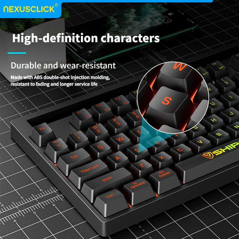NexusClick Hot Sale 87 keys Ba - Gaming Keyboard Bundle ulasan dan harga