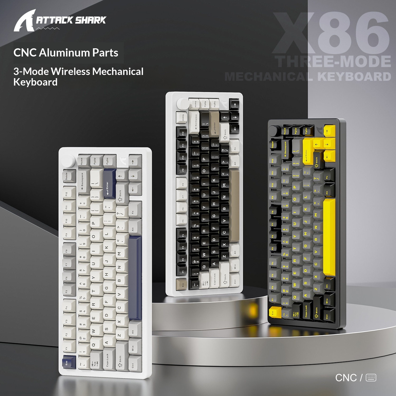 Attack Shark X86 Mechanical Ke - Gaming Keyboard Mechanical Wireless ulasan dan harga