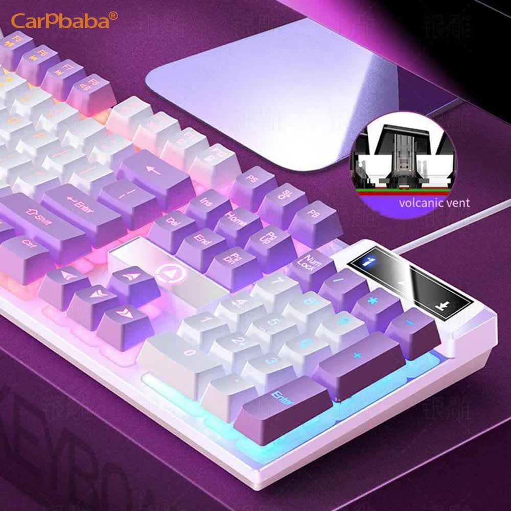 Carpbaba K500 104 Key USB Wire - Gaming Keyboard And Mouse Set ulasan dan harga
