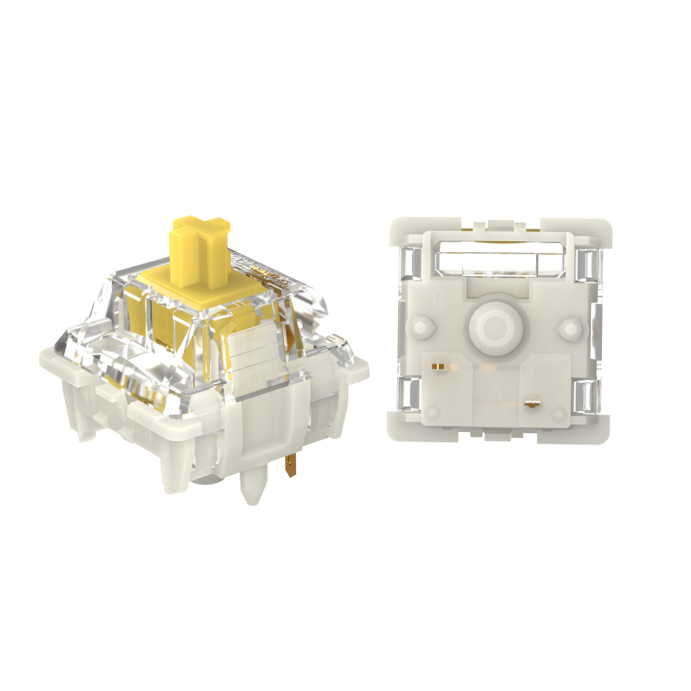 Gateron White Yellow Silver Pr - Gaming Keyboard Thocky ulasan dan harga