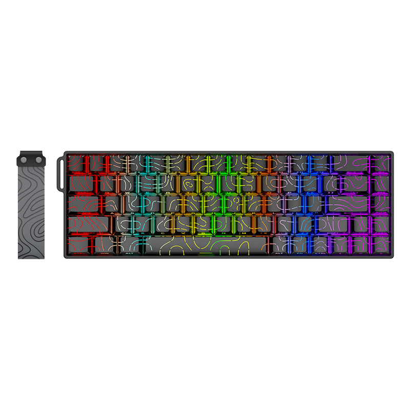 SHIPADOO IK68 Wired Mechanical - Gaming Keyboard Thocky ulasan dan harga