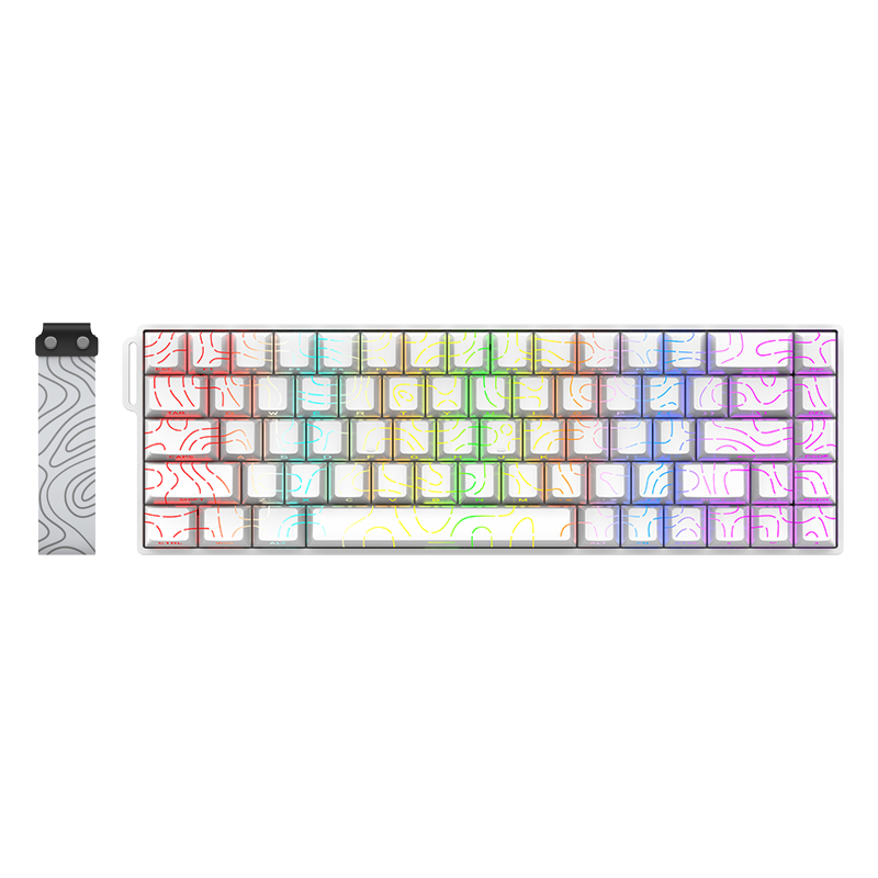 SHIPADOO IK68 Wired Mechanical - Gaming Keyboard Thocky ulasan dan harga