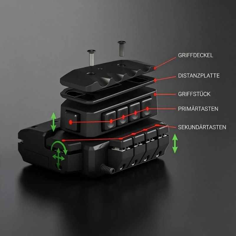 One Handed Joystick Game Keybo - Gaming Keyboard Half ulasan dan harga