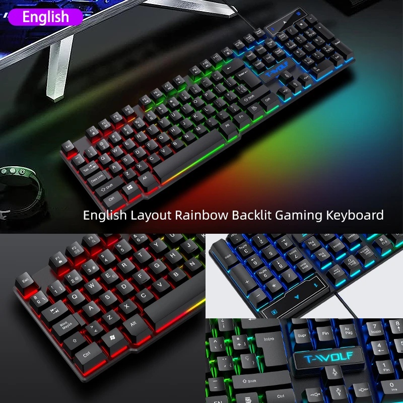 5-in-1 Set Gaming Combo Keyboa - Gaming Keyboard And Mouse Set ulasan dan harga