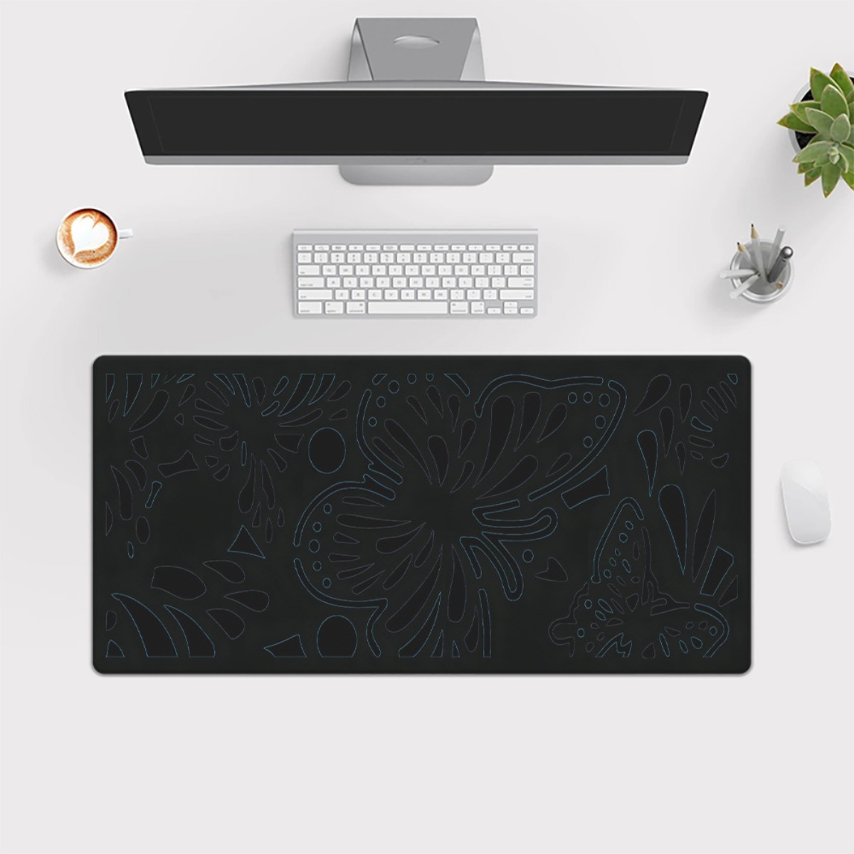 Brand Floral Black Iron Art De - Gaming Keyboard Brand ulasan dan harga
