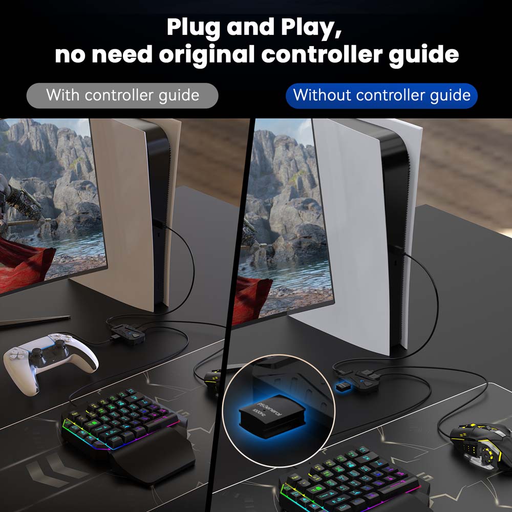 for PS5 Gaming Keyboard Mouse  - Gaming Keyboard Bundle ulasan dan harga