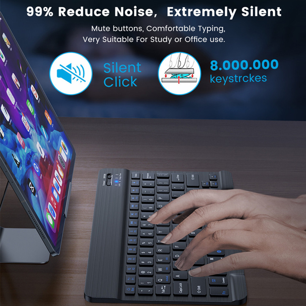 10 lnch Wireless  Bluetooth Mi - Gaming Keyboard Mechanical Wireless ulasan dan harga