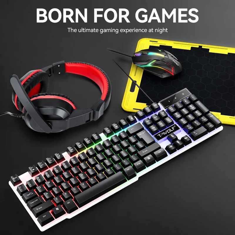 NEW USB Keyboard And Mouse Gam - Gaming Keyboard And Mouse Set ulasan dan harga