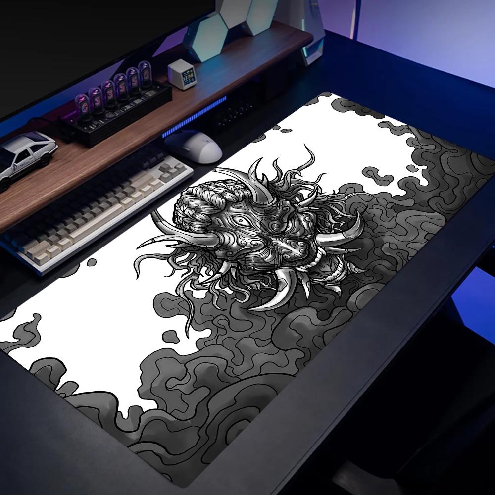 Oni Hannya Mouse Pad Large Set - Gaming Keyboard And Mouse Set ulasan dan harga