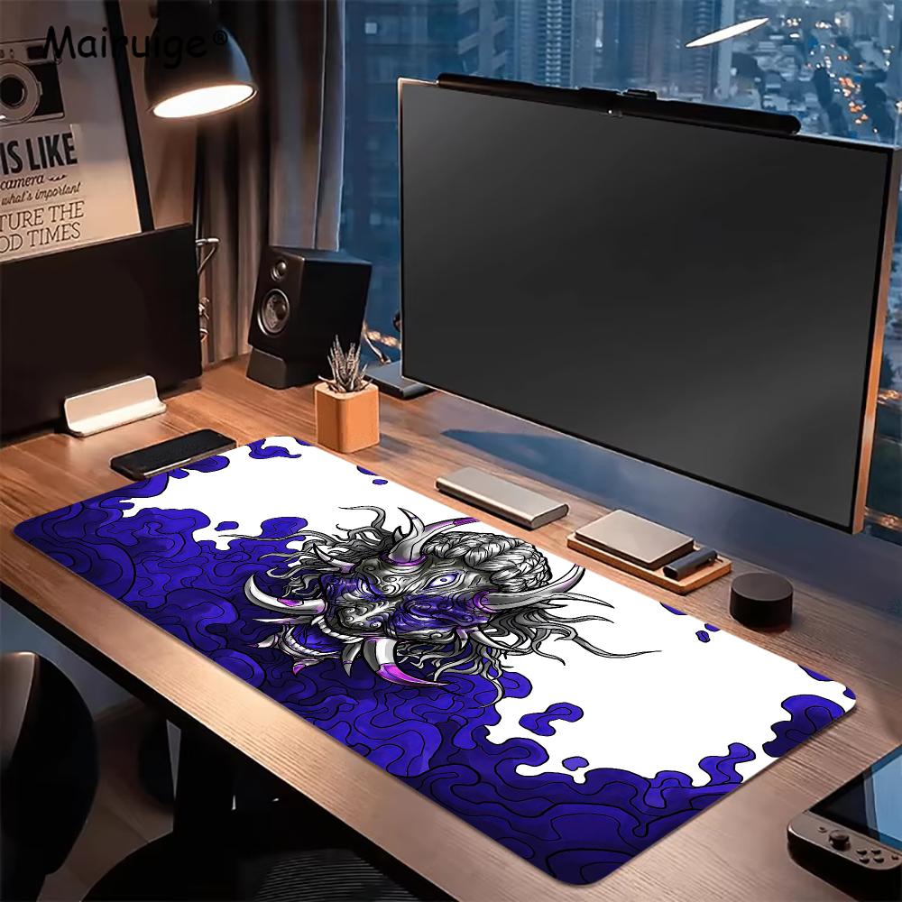Oni Hannya Mouse Pad Large Set - Gaming Keyboard And Mouse Set ulasan dan harga