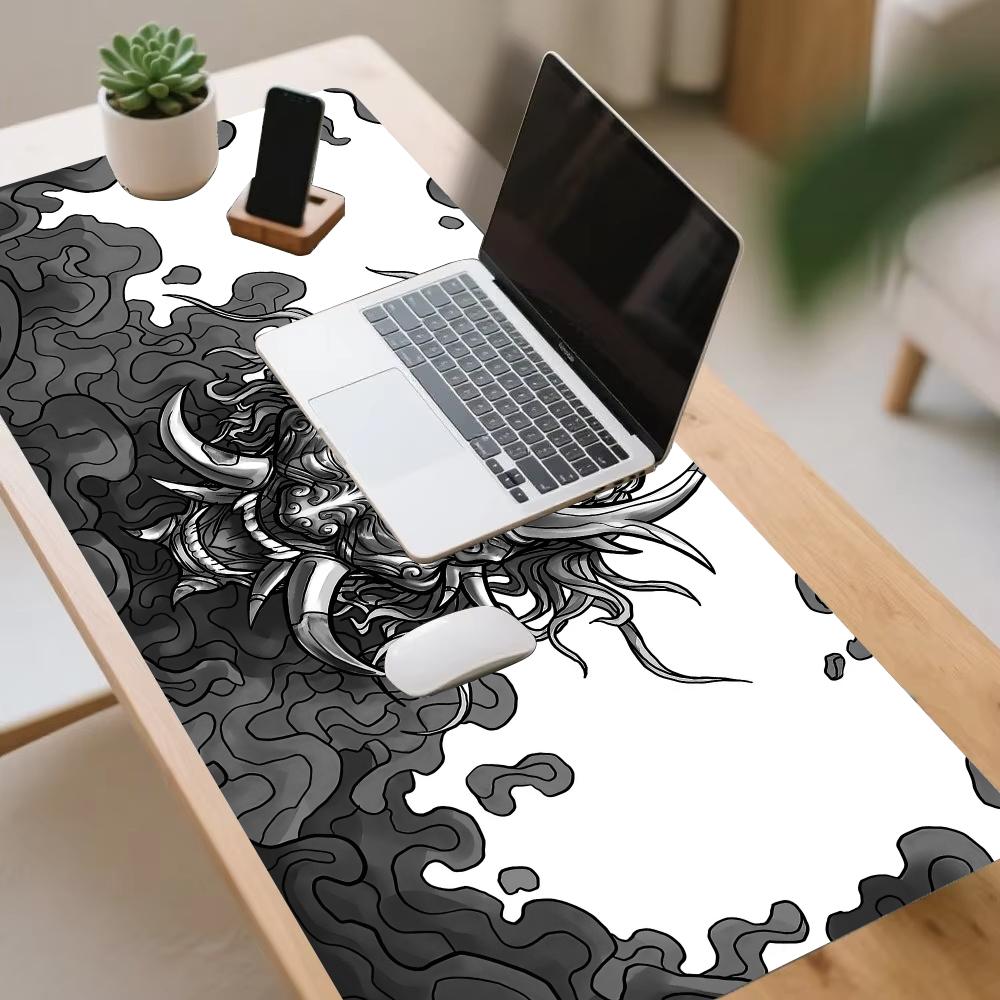 Oni Hannya Mouse Pad Large Set - Gaming Keyboard And Mouse Set ulasan dan harga